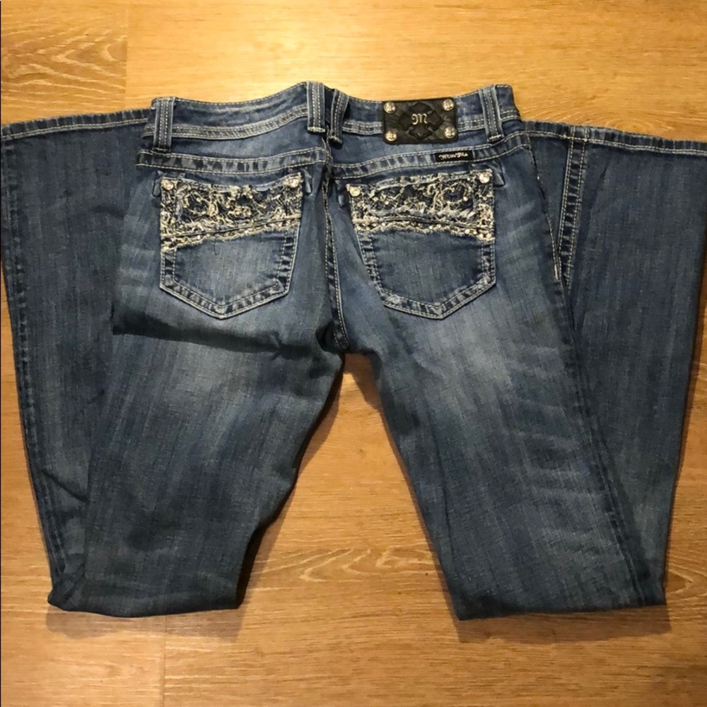 Miss me jeans light blind - frayed pockets